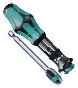 Wera - Kraftform Handle And Bit Set 7Pc (Sl/Ph/Sq) With Pouch, Kraf - 5051025002