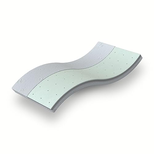 OrthoMatra ViGeTo - Funda lavable para colchón (100 x 200 cm, espuma de gel)