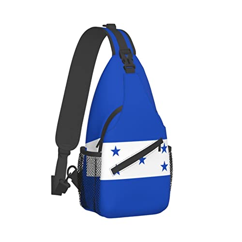 Mochila bandolera unisex negra para uso diario miniatura 3
