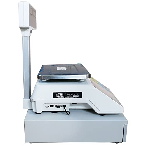 Báscula digital con impresora térmica, carga 66LB miniatura 7