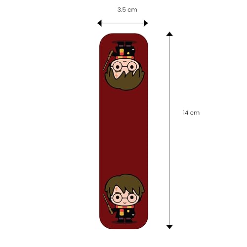 Image of Harry Potter Bookmarks Chibi - Set of 9 Magnetic Bookmarks | Best Gift for Readers, Book Enthusiast & Fans | Fridge Magnets (Harry Potter Chibi)