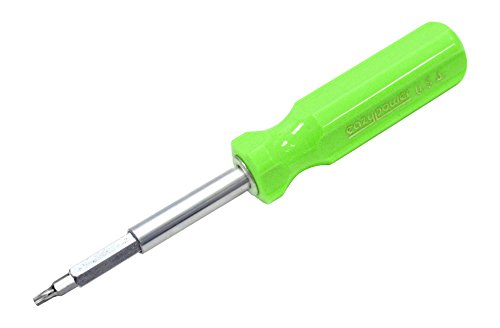 Image of Eazypower 87406 12-Pack Lime 6-in-1 T15 /T20,T25 /T30 Tee*Star Screwdriver with 1 /4 and 5 /16-inch Nut Setters