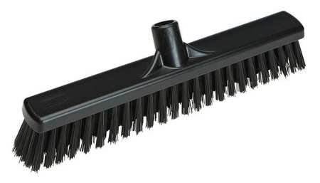 REMCO 31749 Broom,Soft-Stiff,Poly,Black,2 x 16 In
