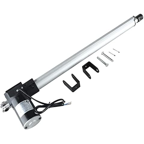 DasMorine DC 12V 20 Inch Stroke Linear Actuator with Mounting Bracket 300MM 6000N/1320LB Maximum Load for Recliner TV Table Lift Massage Bed Electric Sofa Linear Actuator (20inch 500mm) Cover