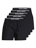 JACK & JONES Male Boxershorts 5er-Pack einfarbige
