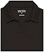 Nautica Girls' School Uniform Short Sleeve Performance Polo, Black, Large(12/14)