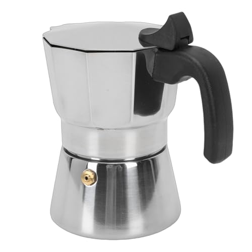 Cafetera italiana de acero inoxidable 3 tazas 150 ml