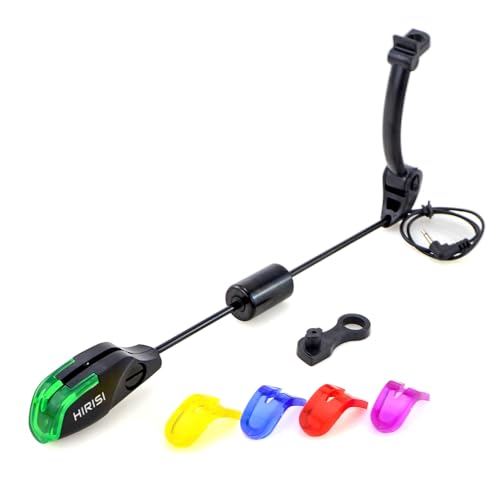 Hirisi Tackle Cintre Swinger pour la pêche à la carpe - Détecteur de touche lumineux à LED - 1 pièce