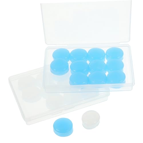 ETHZZLE 12組 睡眠用 ン耳栓 入り 柔軟で再利用可能な防音耳栓 睡眠 旅行 水泳 音楽会 打鼾対策に 大人用快適フィッ ズリダク