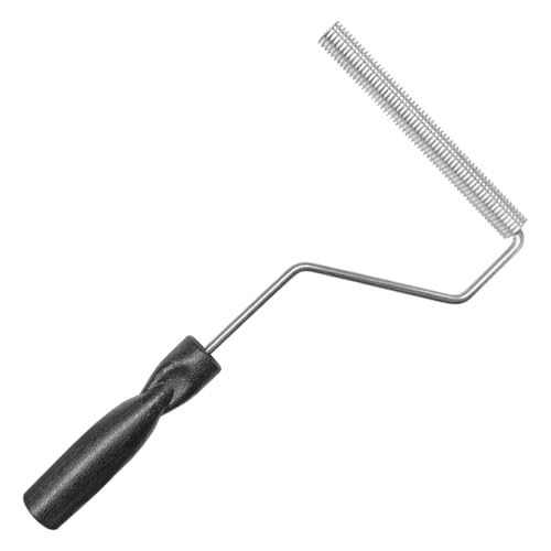 Tuxihapp 6IN Fiberglass Roller Bubble Paddle Tool, Universal Aluminum Head