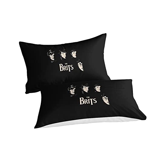 Housse De Couette pour Garçons,Adolescents,Enfants,Motif Imprimé The Beatles,Groupe de Rock Rock ‘n’ Roll,Simple(135x200cm) - Les Beatles, Paul McCartney, John Lennon, RIngo Starr, George Harrison Housse De Couette pour Garçons,Adolescents,Enfants,Motif Imprimé The Beatles,Groupe de Rock Rock 'n' Roll,Simple(135x200cm) – Image 3