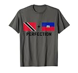 Trinidad & Tobago Haiti Pride Haitian Trinidadian Flag T-Shirt