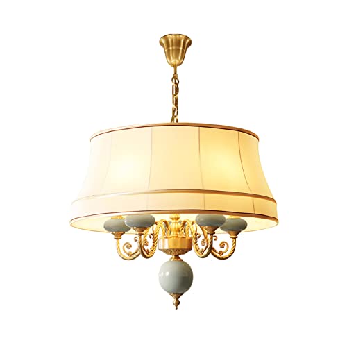 SOMINA French Country Vintage Chandelier with LED Lights Rustic Iron