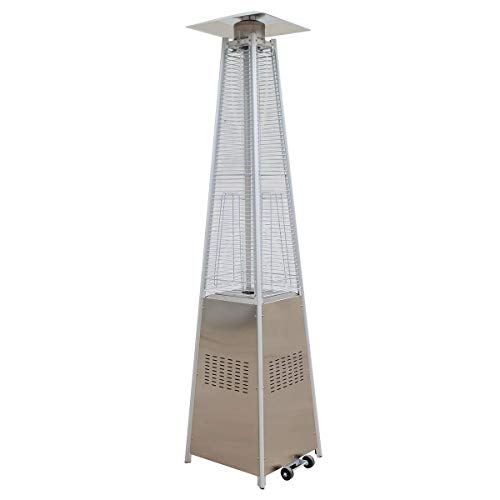 Multigot 13KW Patio Gas Heater with Wheel, Outdoor Party Camping BBQ Pyramid Warmer Heater