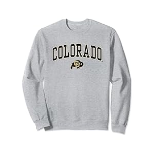 Colorado Buffaloes Arch Over Heather Gray Sweatshirt