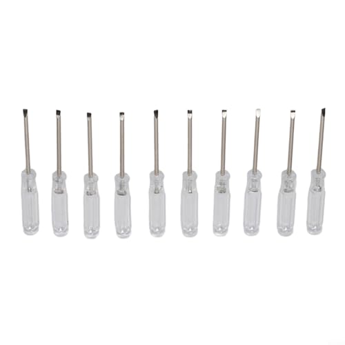 Set di 10 cacciaviti piccoli, 3 strumenti da 188 cm per smontaggio giocattoli con intaglio e opzioni a croce (cacciavite a taglio)