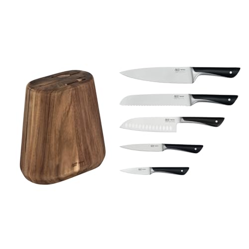 Jamie Oliver by Tefal Set de 5 couteaux en acier inoxydable avec bloc en bois - vue 4