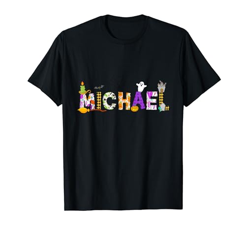 Fiesta de Halloween personalizada Michael Camiseta