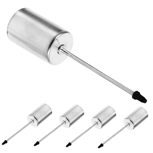 ABOOFAN 5Pcs Christmas Candle Holders with Spike Taper Candle Holders for Festive Decor for Table Centerpieces and Holiday Celebrations