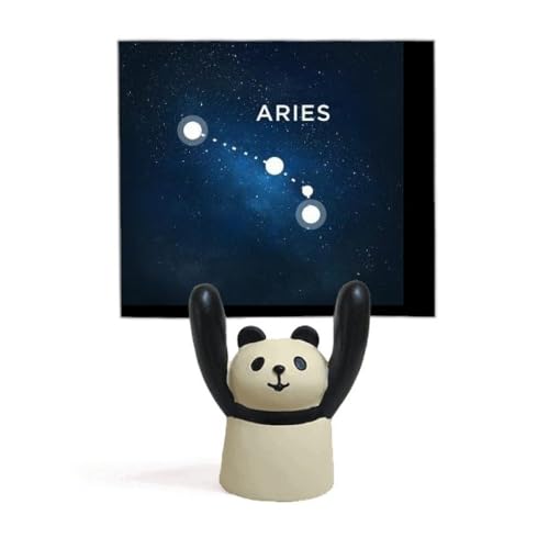 Pince mémo Bélier motif panda idée cadeau anniversaire signe astro