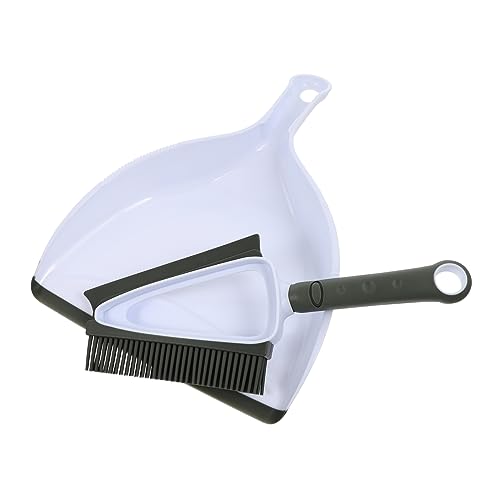 PEPLAYTAL 1juego Kit De Limpieza para Mascotas Escobilla y Recogedor Mango Ergonómico Herramienta Portátil para Quitar Pelo De Mascotas Casa para Perros y Gatos