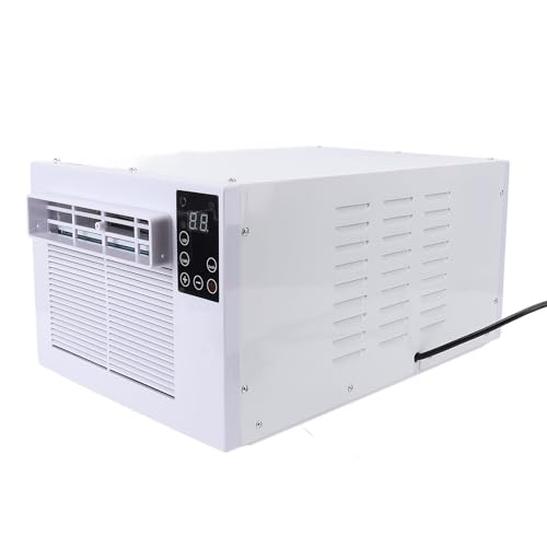 SEAFRONT Condizionatore Portatile, Piccolo Condizionatore Industriale, Piccola unità di Raffreddamento AC con Telecomando per Esterno, Tenda Campeggio, Stanza Ufficio, 1876BTU (Spina europea 220