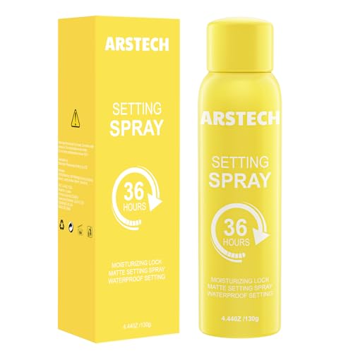 Setting Spray for Makeup Long Lasting for up to 36HR Wear Vitamin C Ultra-Fine Face Mist Dewy Hydrating & Soothing Finishing Spray for Make Up Fixing Spray All-Day Fresh Look 4.44 oz