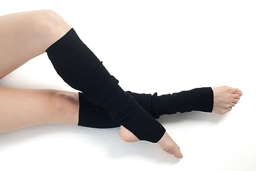 Leg Warmers & Socks for Women's Dance & Yoga - Open Toe & Heel - Eighty's 80s Ribbed Party & Sports Socks4