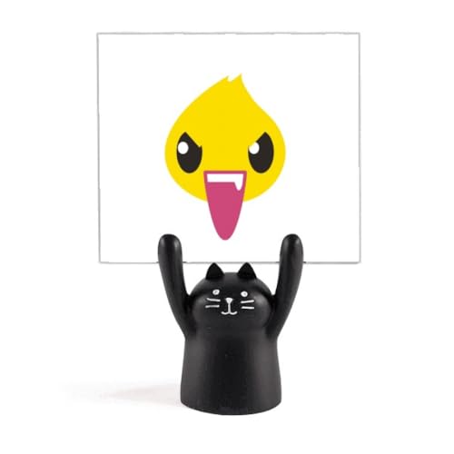 恐竜の王国は、あなたを愛して カートゥーン黒猫スタンド型メモホルダー装飾