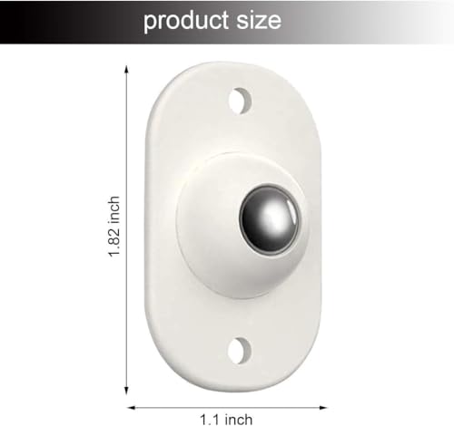 Image of 4 PCs Ball Transfer Units Self-Adhesive Roller Bearing, Universal Rotation Ball Casters, Caster Wheel for Bottom Storage Rack, Trash Can, Bed Storage Box (Multi Color)