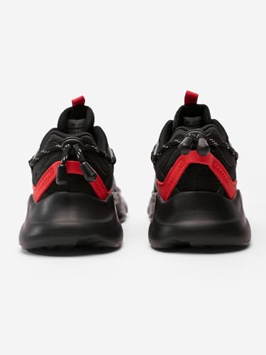 Image of The Souled Store Official Naruto: Akatsuki Men and Boys Lace Up Low Top Sneakers