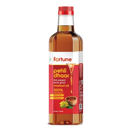 Image of Fortune Pehli Dhaar First Pressed Kachi Ghani Mustard Oil 1 L