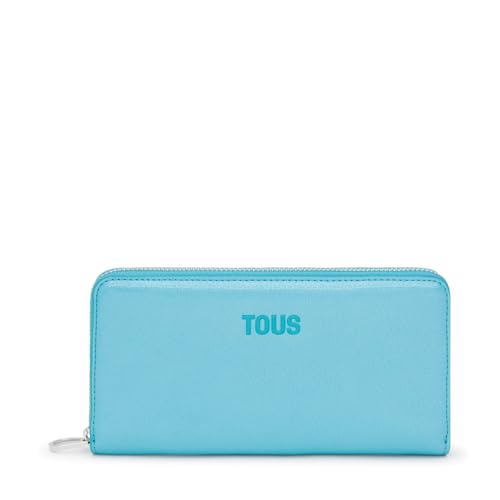 TOUS M. New Dorp Azul, Accesorio de Viaje-Billetera para Mujer, Mediana