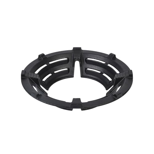Ysislybin Anneau De Support De Wok En Fonte, Support Universel Wok pour Plaque Cuisson à gaz Support Ronde Antidérapant Fonte la Cuisine les Fritures le four à café...