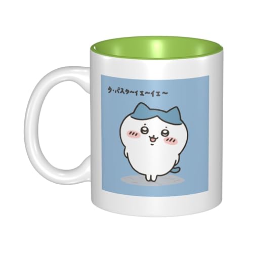 マグカップ ちいかわ ハチワレ コーヒーカップ 陶磁器 ミルクコップ おしゃれ 持ちやすい 耐熱 耐冷 人気 かわいい プレゼント 母の日 記念日 電子レンジ対応 330ml