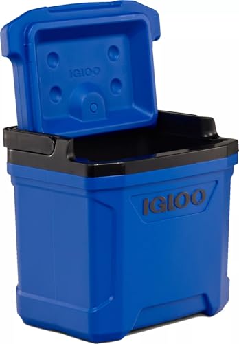 Image of Igloos Cooler Hard-Sided Ice Chest, Insulated Portable Cooler, Heavy-Duty, Leak-Resistant Lid, Lightweight Ergonomic Handle
