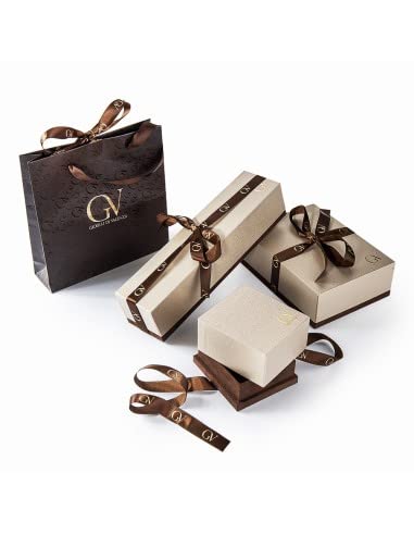 Orecchini punto luce in oro bianco 18k a 6 griffe