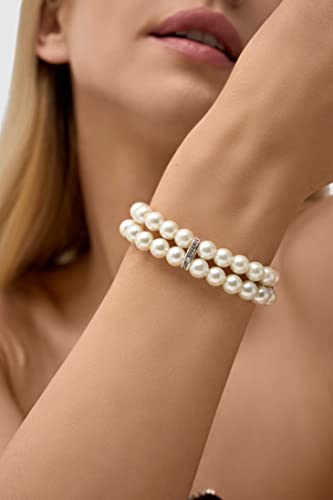 BABEYOND 1920s Flapper Imitation Pearl Bracelet Great Gatsby Pearl Bracelet Roaring 20s Accessories Jewelry Set2