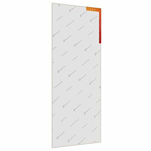 Image of Scholar Art Hobby Series 04 Oz (230 GSM) 100% Cotton Canvas Panel Board for Painting (White Blank Canvas Boards for Acrylic Paint, Oil Paint, Wet & Dry Media) | 15 inchx30 inch (37.5x75 cm), Pack of 4