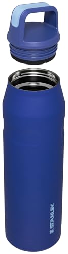 Image of Stanley IceFlow Cap and Carry Water Bottle | Wide Mouth Twist Lid | Lightweight & Leakproof for Travel & Sports | Insulated Stainless Steel | BPA-Free