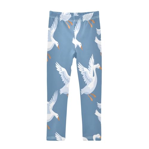 Bolaz Toddler Girls Leggings Printed Yoga Pants Leggings Geese Pattern for Kids
