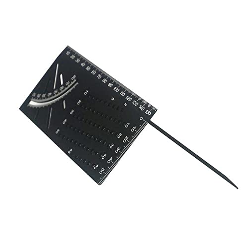 Calibrador angular multifuncional 3D aluminio 90 grados miniatura 4
