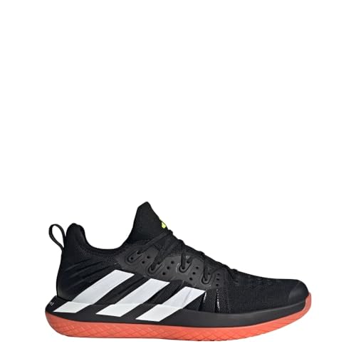 adidas Tênis masculino Stabil Next Gen de handebol, Preto, 4