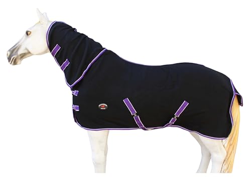 Image of Challenger Horse Sheet Polar Fleece Cooler Exercise Blanket Wicks Moisture 4391N