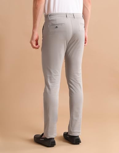 Image of U.S. Polo Assn. Men's Casual Trousers | Pique Knit - Regular Fit Chino Pants, Full Length, Stylish Men Trousers for Office & Regular Wear