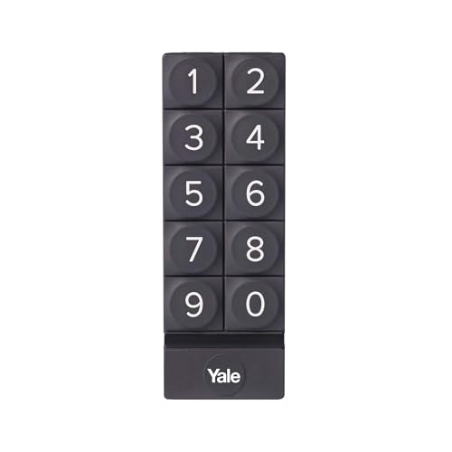 Serrure connectée Linus clavier à code Yale noir compatible application Yale Home - 2
