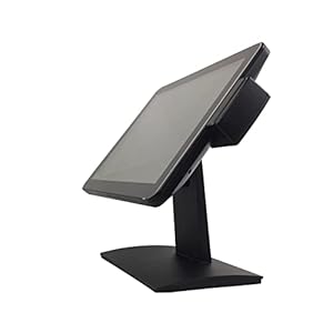 Deyowo 15 Inch 4:3 Ratio 10 Point Projective Capacitive Touch Screen Monitor, Touch POS Monitor with MSR, Stable Base No Shaking, USB Free Driver