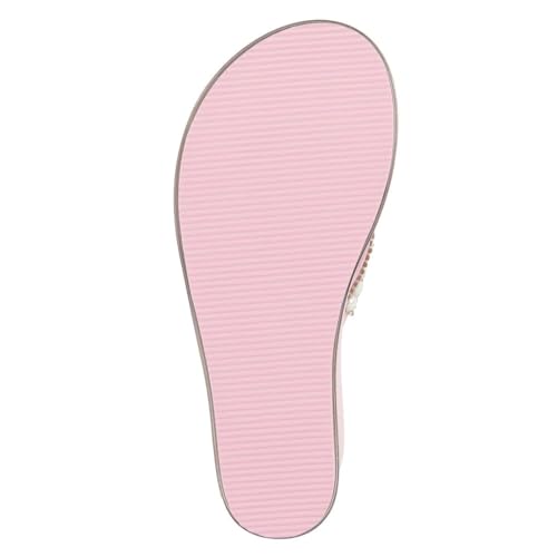 Image of Juicy Couture Women's Wedge Platform Flip Flops, Fashion Beach Sandals with Soft Footbed and Thong Style