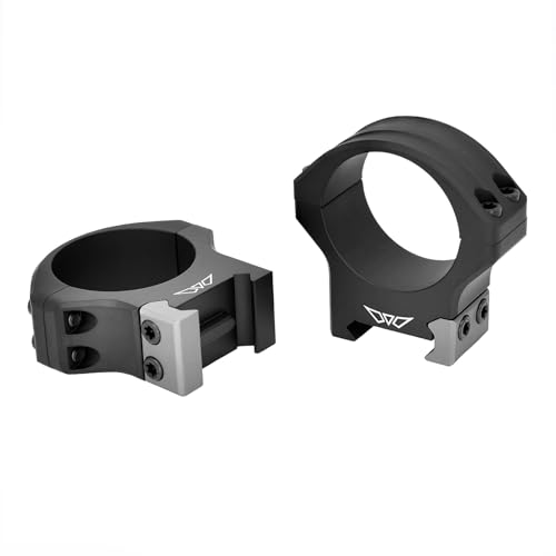 WARNE HyperLite Picatinny-Style Rings 34mm Medium Matte Black