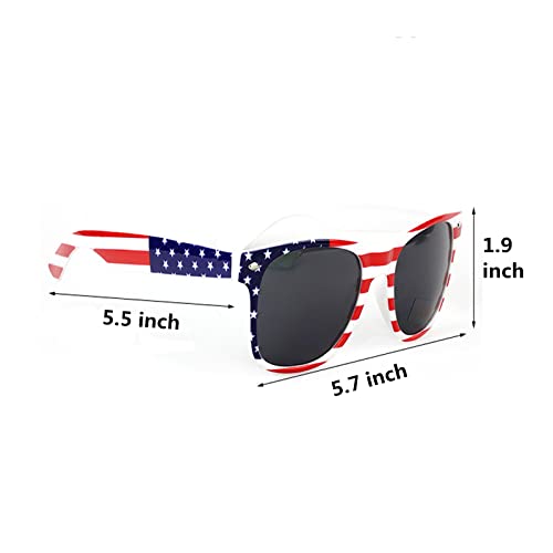 Soochat 4th of july Sunglasses American Flag Sunglasses Patriotic Holiday glasses Eyewear for Independence Day Party Decorations Prop4